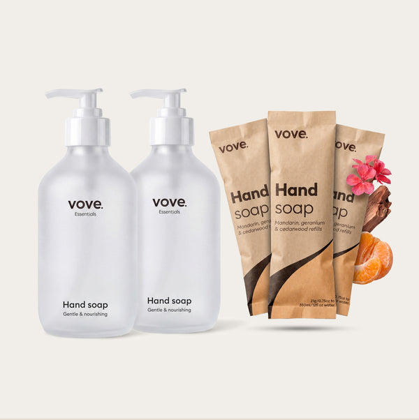 Hand Soap Starter Set - 2 Pack - Light bottles