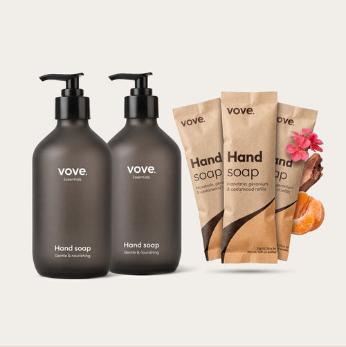 Hand Soap Starter Set - 2 Pack - Dark bottles