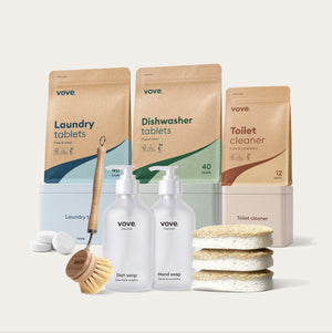 The Home Detox - Light dish soap bottle, Light hand soap bottle