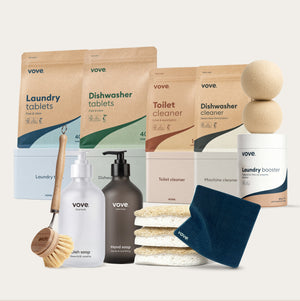 The Whole-Home Detox - Light dish soap bottle, Dark hand soap bottle, without zip bags