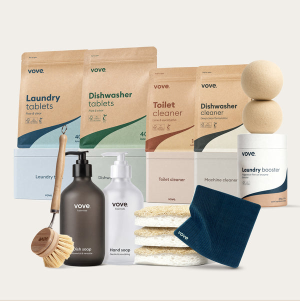 The Whole-Home Detox - Dark dish soap bottle, Light hand soap bottle, without zip bags