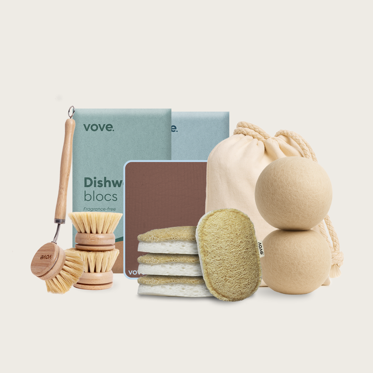 Non-toxic Dishwashing Starter Set